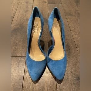 Blue Suede BCBG Heel